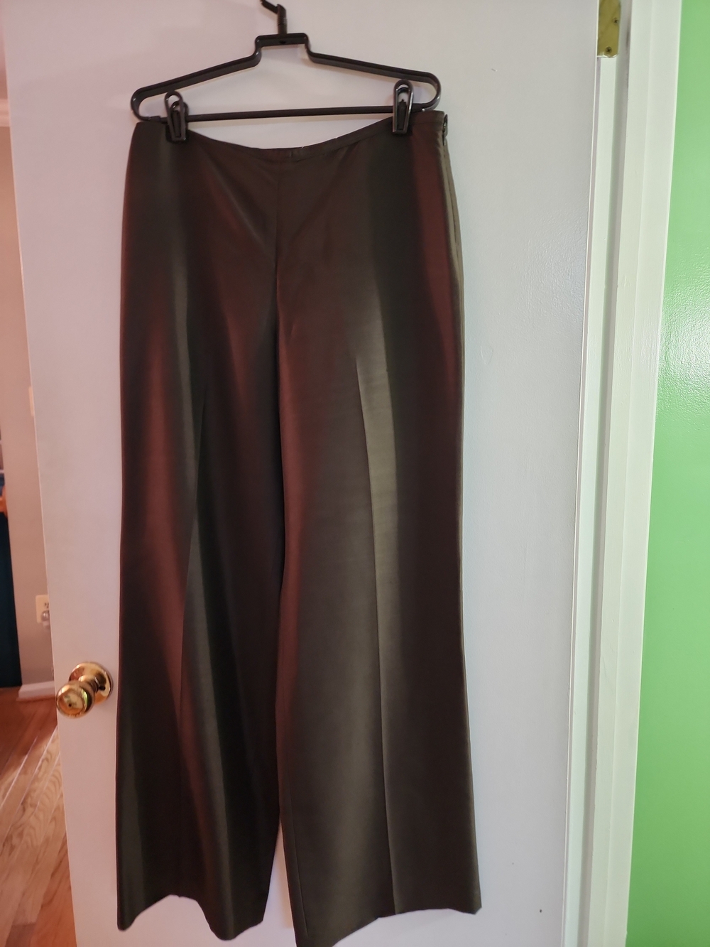 Ann Tayor 100% Silk Wide-Leg Pants